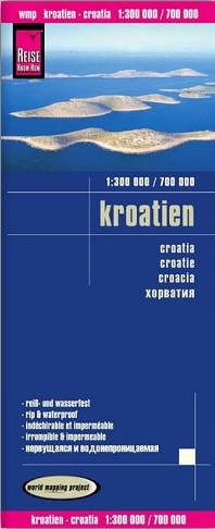 landkaart, wegenkaart Kroatië 1:325.000 9783831773435  Reise Know-How Verlag WMP Polyart  Landkaarten en wegenkaarten Kroatië