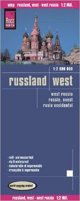 landkaart, wegenkaart West-Rusland 1:2.000.000 9783831773442  Reise Know-How Verlag WMP Polyart  Landkaarten en wegenkaarten Europees Rusland