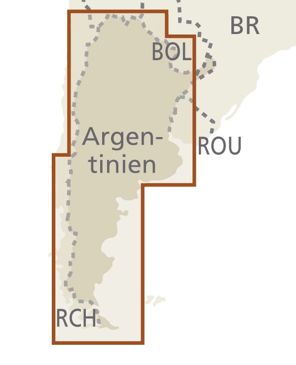 Argentinië landkaart, wegenkaart 1:2.000.000 9783831773503  Reise Know-How Verlag WMP, World Mapping Project  Landkaarten en wegenkaarten Argentinië