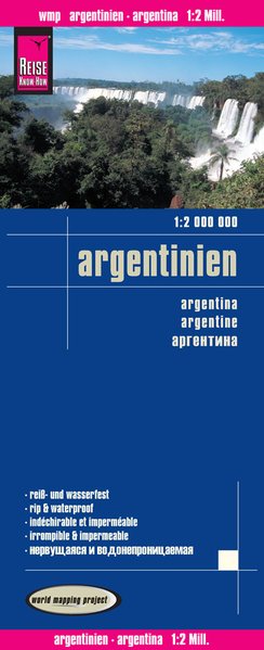 landkaart, wegenkaart Argentinië 1:2.000.000 9783831773503  Reise Know-How Verlag WMP Polyart  Landkaarten en wegenkaarten Argentinië