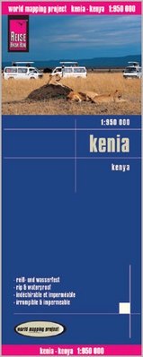 Kenia landkaart, wegenkaart 1:950.000 9783831773640  Reise Know-How Verlag WMP, World Mapping Project  Landkaarten en wegenkaarten Kenia
