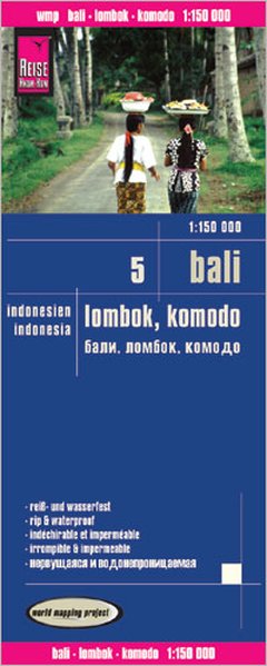 WMP landkaart, wegenkaart Bali, Lombok, Komodo 1:150.000 9783831773695  Reise Know-How Verlag World Mapping Project  Landkaarten en wegenkaarten Bali & Lombok