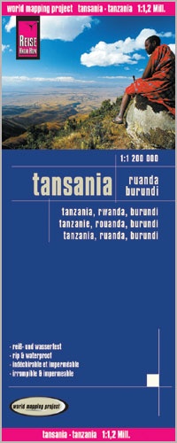 landkaart, wegenkaart Tanzania 1:1.200.000 9783831773893  Reise Know-How WMP Polyart  Landkaarten en wegenkaarten Tanzania, Zanzibar