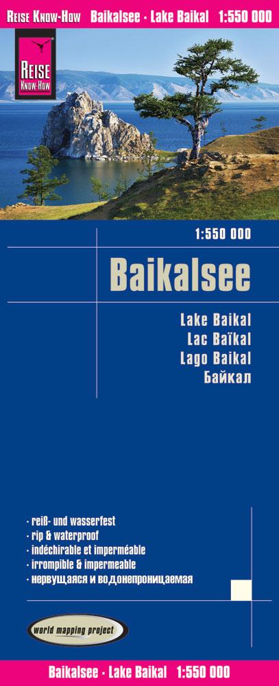 landkaart, wegenkaart Baikal 1:550.000 9783831773916  Reise Know-How Verlag WMP Polyart  Landkaarten en wegenkaarten Siberië