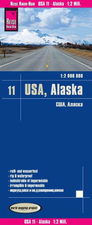 USA-11 Alaska landkaart, wegenkaart 1:2.000.000 9783831774043  Reise Know-How Verlag WMP, World Mapping Project  Landkaarten en wegenkaarten Alaska