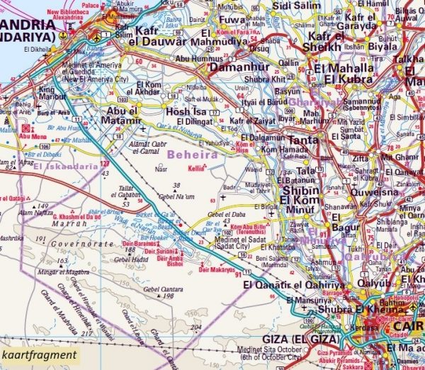 Egypte landkaart, wegenkaart 1:1.250.000 9783831774081  Reise Know-How Verlag WMP, World Mapping Project  Landkaarten en wegenkaarten Egypte