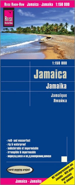 Jamaica landkaart, wegenkaart 1:150.000 9783831774098  Reise Know-How Verlag WMP, World Mapping Project  Landkaarten en wegenkaarten Overig Caribisch gebied