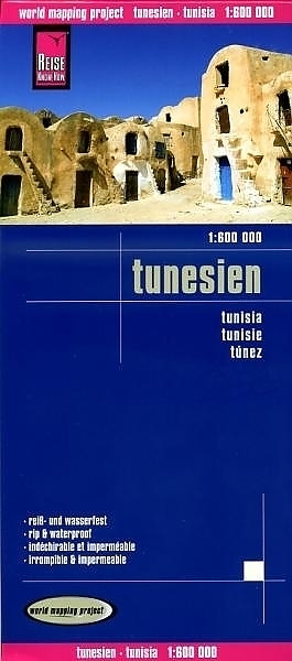 landkaart, wegenkaart Tunesien 1:600.000 9783831774159  Reise Know-How Verlag WMP Polyart  Landkaarten en wegenkaarten Algerije, Tunesië, Libië
