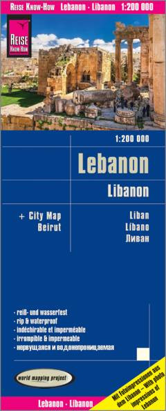 landkaart, wegenkaart Libanon 1:200.000 9783831774197  Reise Know-How Verlag WMP Polyart  Landkaarten en wegenkaarten Libanon