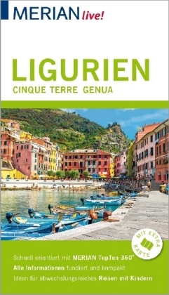 Merian Live Ligurien, Cinque Terre, Genua 9783834226846  Travel House Media Merian Live reisgidsjes  Reisgidsen Genua, Cinque Terre (Ligurië)