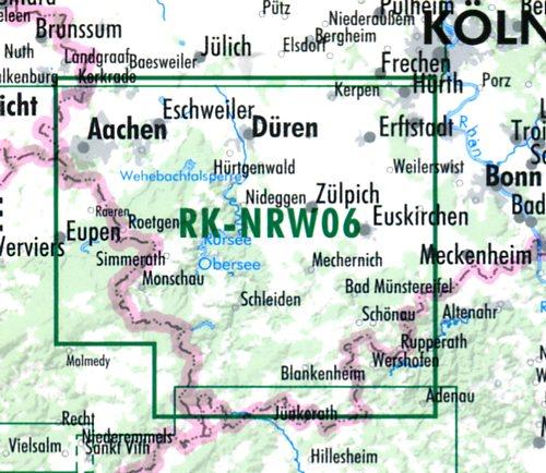RK-NRW06  Eifel-Nord 1:75.000 9783850002875  Esterbauer Bikeline Radkarten  Fietskaarten Aken, Keulen en Bonn, Eifel