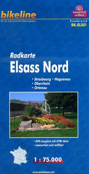 RK-ELS01  Elsass Nord 1:100.000 9783850003360  Esterbauer Bikeline Radkarten  Fietskaarten Vogezen