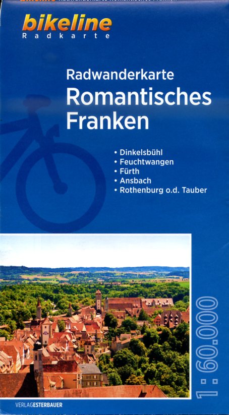 KK-ROM  Romantisches Franken | fietskaart 1:60.000 9783850006187  Esterbauer Bikeline Radkarten  Fietskaarten Franken, Nürnberg, Altmühltal