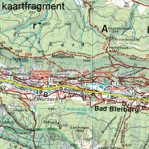 WK-224  Faaker See,Villach,Unteres Gailtal wandelkaart 1:50.000 9783850847247  Freytag & Berndt WK 1:50.000  Wandelkaarten Karinthië