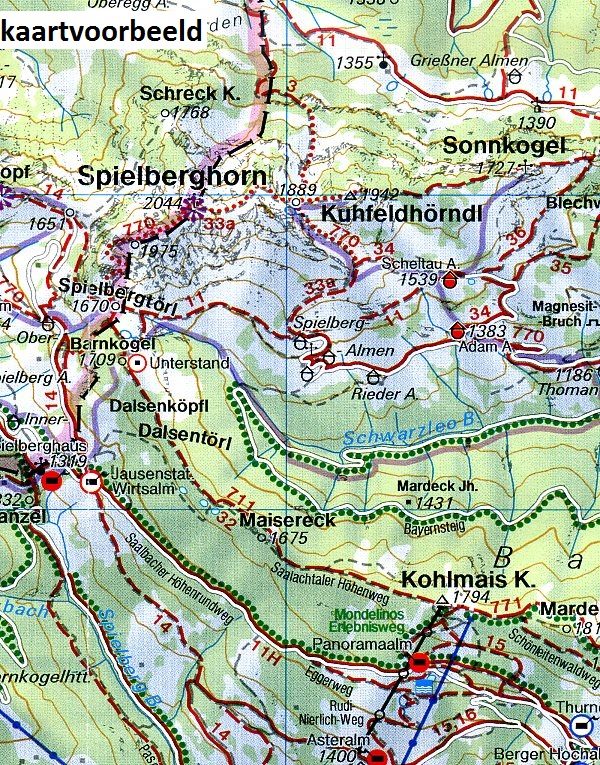WK-382  Zell am See,Kaprun,Saalbach wandelkaart 1:50.000 9783850847384  Freytag & Berndt WK 1:50.000  Wandelkaarten Salzburger Land & Stiermarken