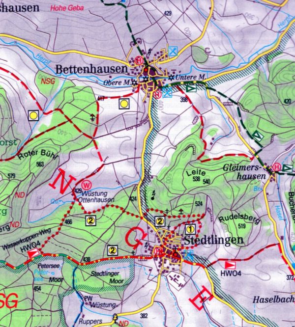 Die Rhön 1:50.000 9783861160687  Fritsch Landkarten-Verlag   Wandelkaarten Odenwald, Spessart en Rhön