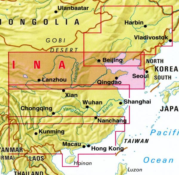 China 02  Northern China | wegenkaart - overzichtskaart 1:1.750.000 9783865742148  Nelles Nelles Maps  Landkaarten en wegenkaarten overig China