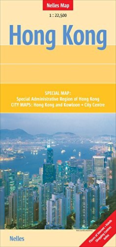 Hongkong 1:22.500 9783865742711  Nelles Nelles Maps  Stadsplattegronden Hongkong & ZO-China