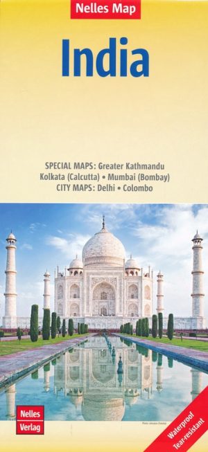 Indian Subcontinent | wegenkaart - overzichtskaart 1:4.500.000 9783865742766  Nelles Nelles Maps  Landkaarten en wegenkaarten Zuid-Azië