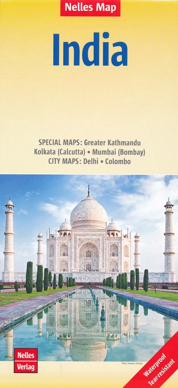 Indian Subcontinent | wegenkaart - overzichtskaart 1:4.500.000 9783865742766  Nelles Nelles Maps  Landkaarten en wegenkaarten Zuid-Azië
