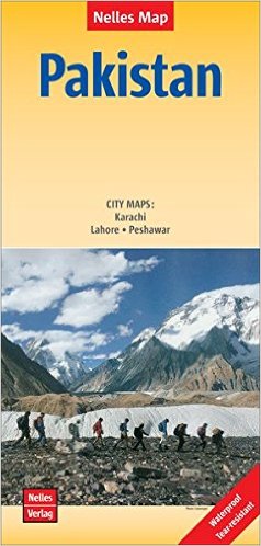 Pakistan | wegenkaart - overzichtskaart 1:1.500.000 9783865744425  Nelles Nelles Maps  Landkaarten en wegenkaarten Pakistan