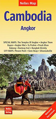 Cambodia, Angkor | wegenkaart - overzichtskaart 9783865744814  Nelles Nelles Maps  Landkaarten en wegenkaarten Cambodja