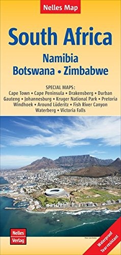 South Africa (Southern Africa) , Zuidelijk Afrika | wegenkaart - overzichtskaart 1:2.500.000 9783865745040  Nelles Nelles Maps  Landkaarten en wegenkaarten Zuidelijk-Afrika
