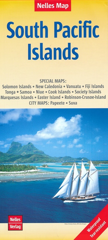 South Pacific Islands | wegenkaart - overzichtskaart 9783865746184  Nelles Nelles Maps  Landkaarten en wegenkaarten Pacifische Oceaan (Pacific)
