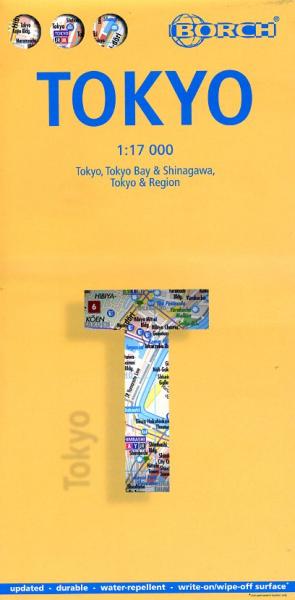 Tokyo Citymap 1:17.000 | stadsplattegrond 9783866093300  Berndtson / Borch   Stadsplattegronden Tokyo