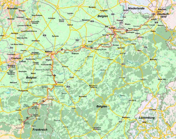 Belgien: Jakobsweg Via Mosana | wandelgids Jacobsroute 9783866861398  Conrad Stein Verlag Outdoor - Der Weg ist das Ziel  Meerdaagse wandelroutes, Santiago de Compostela, Wandelgidsen Wallonië (Ardennen)