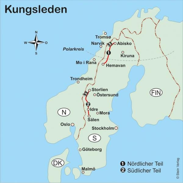 Kungsleden | wandelgids (Duitstalig) 9783866864450  Conrad Stein Verlag Outdoor - Der Weg ist das Ziel  Meerdaagse wandelroutes, Wandelgidsen Zweeds-Lapland (Norrbottens Län)