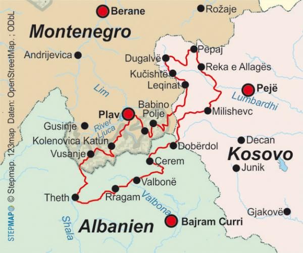 Peaks of the Balkans | wandelgids (Duitstalig) * 9783866864658  Conrad Stein Verlag Outdoor - Der Weg ist das Ziel  Meerdaagse wandelroutes, Wandelgidsen Westelijke Balkan