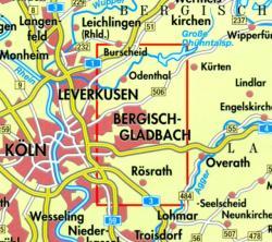NRW-03 Bergisch Gladbach/Odenth.,Königsforst | wandelkaart 1:25.000 9783894396442  Geomap / LVA NRW Grüne Reihe  Wandelkaarten Düsseldorf, Wuppertal & Bergisches Land