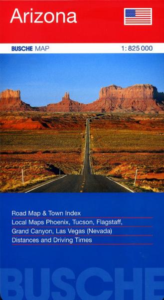 Arizona 1:825.000 9783897641389  Busche   Landkaarten en wegenkaarten Colorado, Arizona, Utah, New Mexico