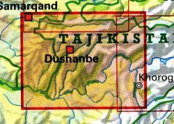 Southern Tajikistan 1:500.000 9783906593463  Gecko Maps   Landkaarten en wegenkaarten Zijderoute (de landen van de)