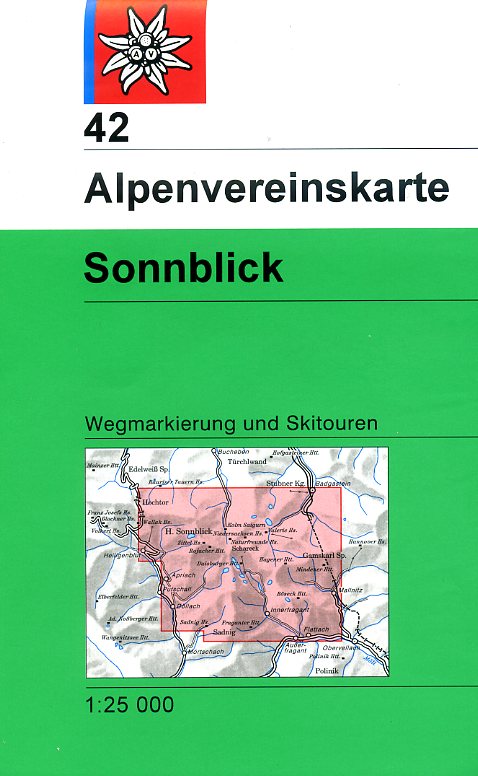 wandelkaart AV-42 Sonnblick [2013] Alpenverein 9783928777773  AlpenVerein Alpenvereinskarten  Wandelkaarten Salzburger Land & Stiermarken