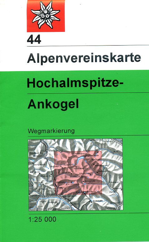 Alpenverein wandelkaart AV-44 Hochalmspitze - Ankogel 1:25.000 [2018] 9783928777797  AlpenVerein Alpenvereinskarten  Wandelkaarten Salzburger Land & Stiermarken