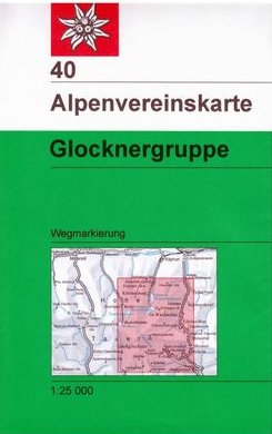 wandelkaart AV-40 Glocknergruppe [2017] Alpenverein 9783937530789  AlpenVerein Alpenvereinskarten  Wandelkaarten Salzburger Land & Stiermarken