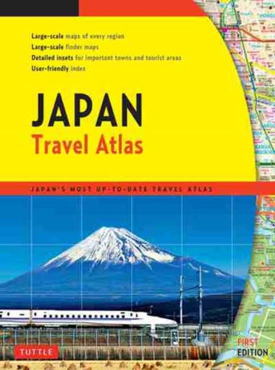 Japan Travel Atlas 9784805309667  Periplus   Wegenatlassen Japan