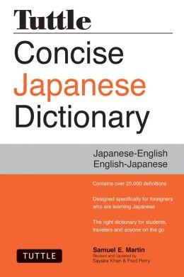 Concise Japanese Dictionary 9784805313183  Tuttle   Taalgidsen en Woordenboeken Japan