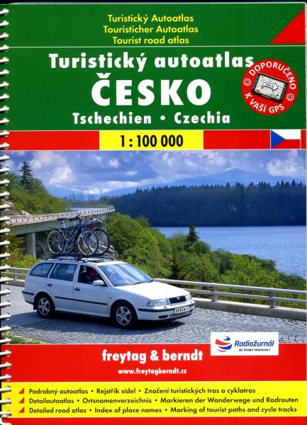 Cesko Turisticky Autoatlas Spirala 1:100.000 9788072243082  SHOCart Wegenatlassen  Wegenatlassen Tsjechië