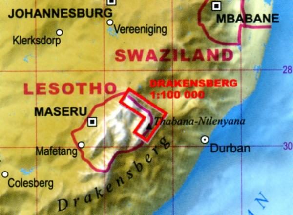 Drakensberg Ukhahlamba Park 1:100.000 9788361155331  TerraQuest   Wandelkaarten Zuid-Afrika