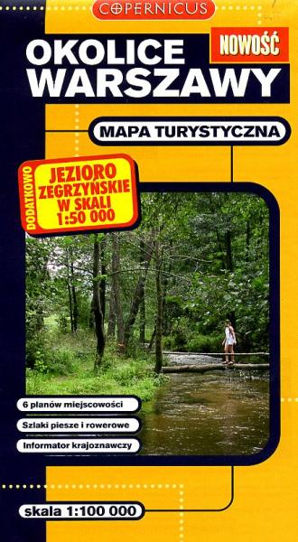 Okolice Warszawy 1:100.000 9788373296107  Ppwk Mapy turystyczna  Landkaarten en wegenkaarten Warschau en Midden-Polen