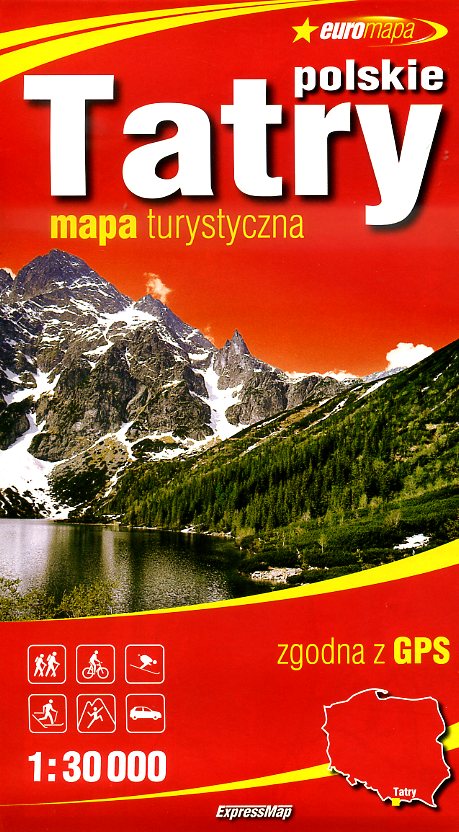 Tatry / Tatra (incl. Zakopane) | wandelkaart 1:30.000 9788375462685  ExpressMap   Wandelkaarten Krakau, Poolse Tatra, Zuid-Polen