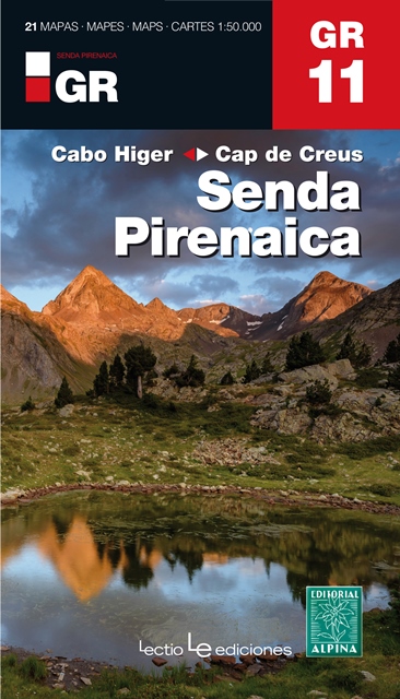 wandelkaart Senda Pirenaica GR-11 - kaartenset 1:50.000 9788416918041  Editorial Alpina   Meerdaagse wandelroutes, Wandelkaarten Spaanse Pyreneeën