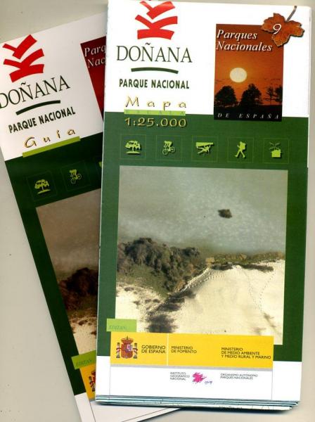 Doñana 1:25.000 wandelkaart Parque Nacional de Coto Donana 9788441610590  CNIG Wandelkaarten Spanje  Wandelkaarten Cádiz, Costa de la Luz, Huelva