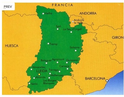 Prov.: Lleida 1:200.000 9788441632110  CNIG Provinciekaarten Spanje  Landkaarten en wegenkaarten Catalonië