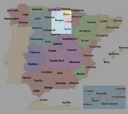 Prov.: Burgos 1:200.000 9788441636743  CNIG Provinciekaarten Spanje  Landkaarten en wegenkaarten Noordwest-Spanje