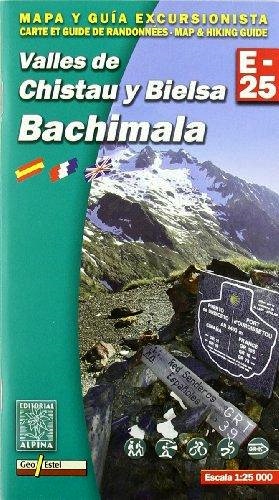 wandelkaart Bachimala, Valles de Chistau y Bielsa 1:25.000 9788480904018  Editorial Alpina   Wandelkaarten Spaanse Pyreneeën
