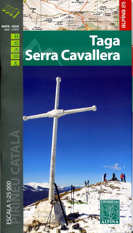 wandelkaart Taga, Serra Cavallera) 1:25.000 9788480905657  Editorial Alpina   Wandelkaarten 